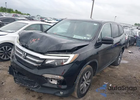 2018 Honda Pilot Ex from USA, damaged, VIN 5FNYF6H31JB066191